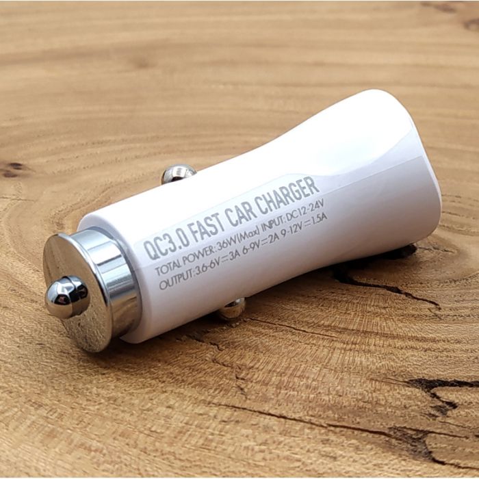 Автомобильное зарядное устройство + кабель Micro USB QC3.0/2USB  Ldnio C511Q