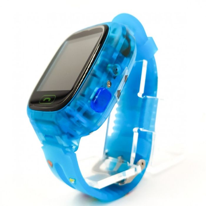 Детские смарт часы с отслеживанием,влагозащищенные Baby Watch Y91 Blue