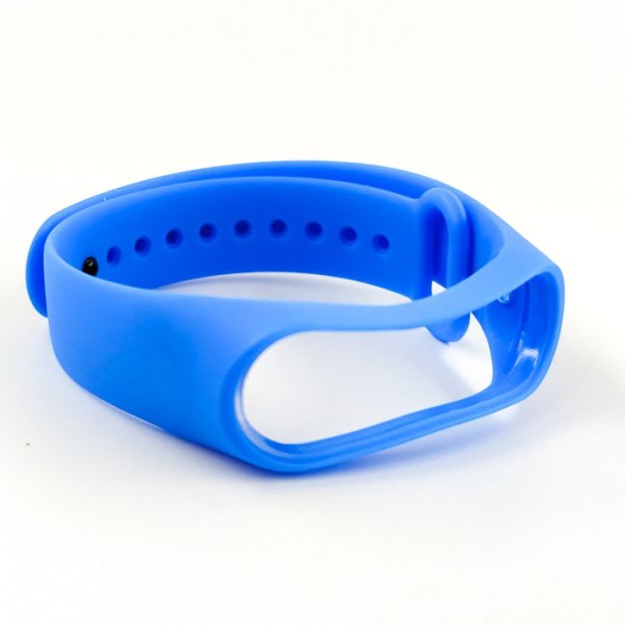 Силиконовый ремешок браслет для Mi Band 3/4 Blue