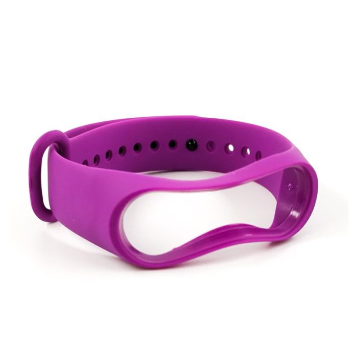 Силиконовый ремешок браслет для Mi Band 3/4 Purple
