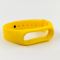 Силиконовый ремешок браслет для Mi Band 3/4 Yellow