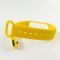 Силиконовый ремешок браслет для Mi Band 3/4 Yellow