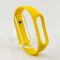 Силиконовый ремешок браслет для Mi Band 3/4 Yellow