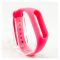 Силиконовый ремешок браслет для Mi Band 2 Pink