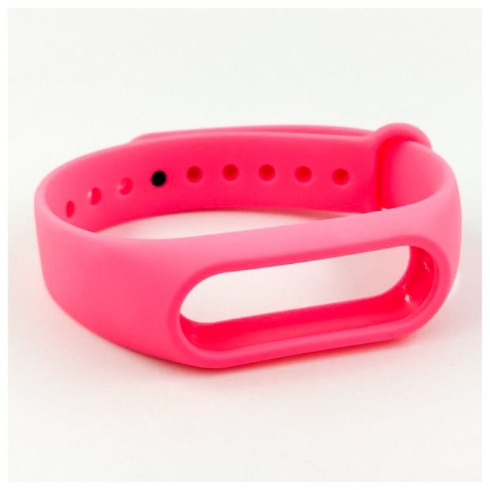 Силиконовый ремешок браслет для Mi Band 2 Pink