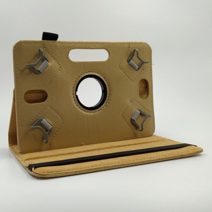 Универсальный чехол-книжка G-CASE для планшета с подставкой 10" Gold