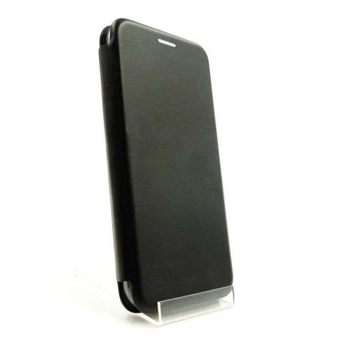 Кожаный противоударный чехол-книжка Hoco iPhone X/Xs Black (Черный)
