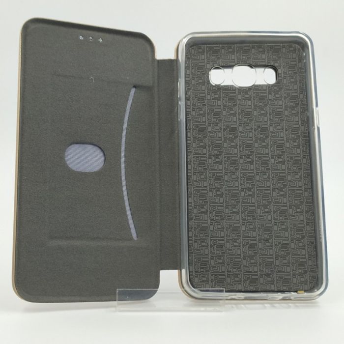 Кожаный противоударный чехол-книжка Nillkin Samsung Galaxy J5 2016 J510 Gold