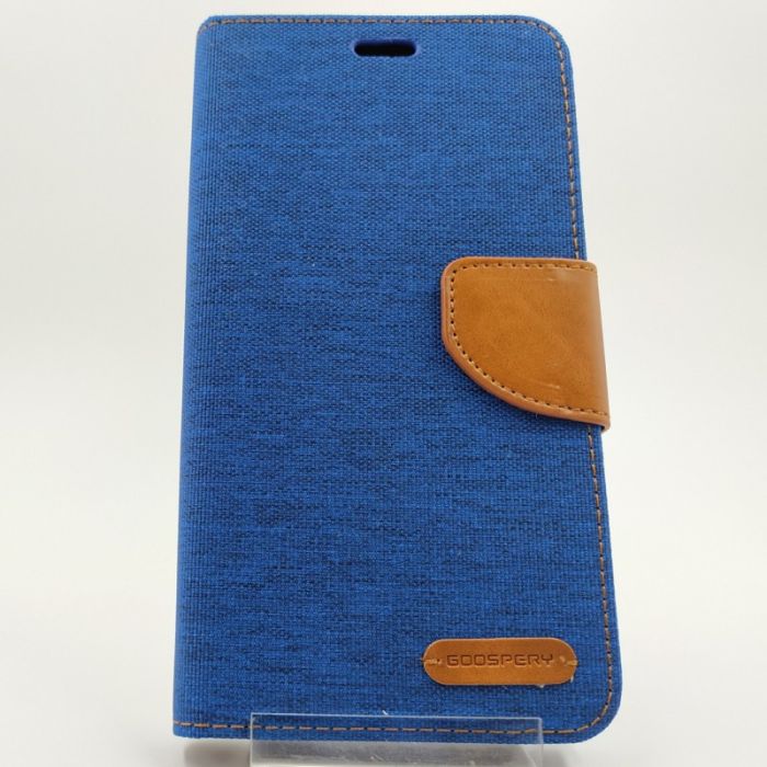 Универсальный чехол-книжка Goospery 5.5-6.0" Jeans (Синий)
