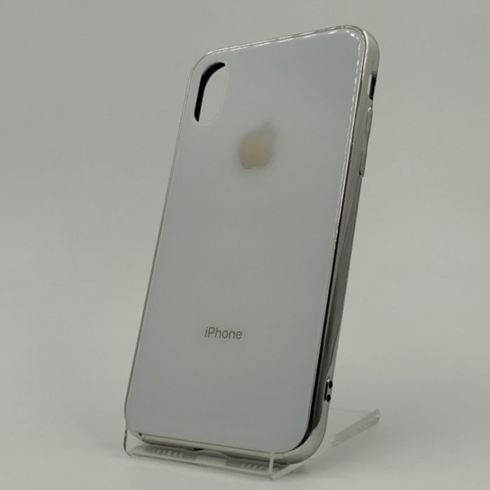 Стеклянный чехол Glass Case для iPhone iPhone X/Xs White