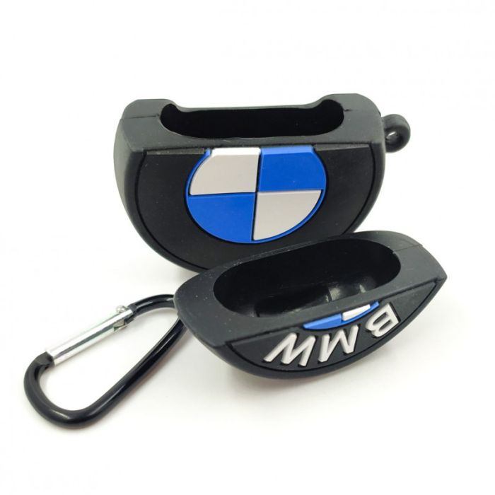 Ударопрочный силиконовый чехол для  AirPods BMW