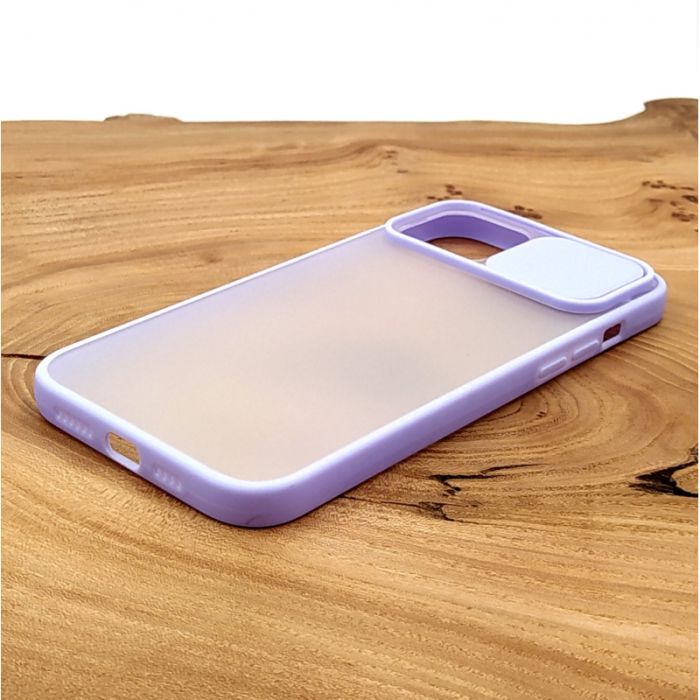Чехол HOCO Smoke case Camera Protection для Iphone 12 PRO MAX Lilac
