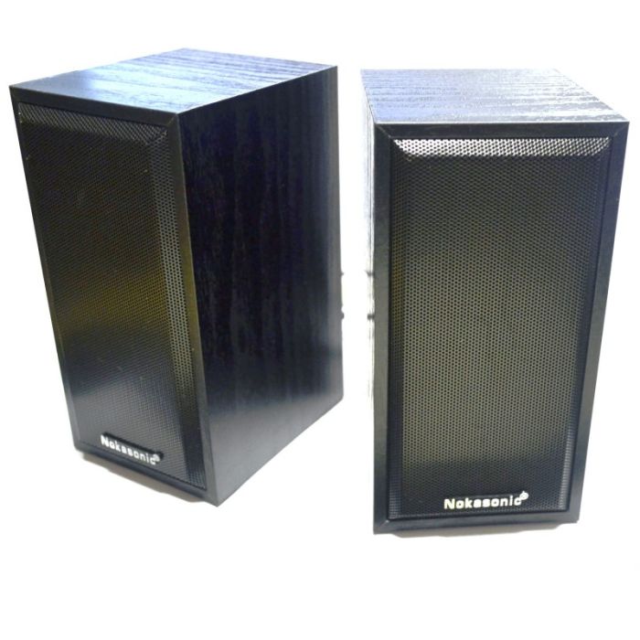 Деревянные колонки Nokasonic NK-245 для ноутбука premium class + микрофон
