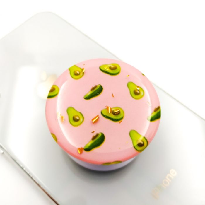 Держатель для телефона PopSocket Avocado glitter