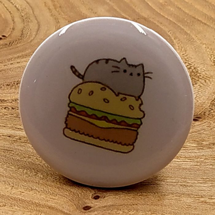 Держатель для телефона PopSocket Burger Cat