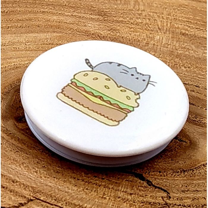 Держатель для телефона PopSocket Burger Cat