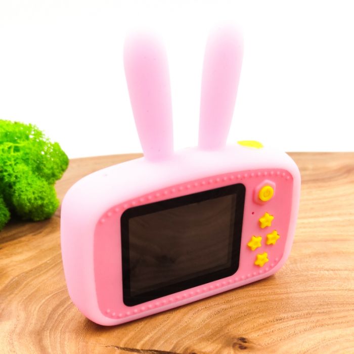 Детский цифровой фотоаппарат Rabbit ET 13 Pink