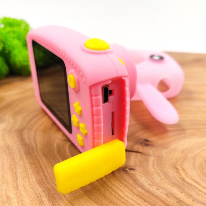 Детский цифровой фотоаппарат Rabbit ET 13 Pink