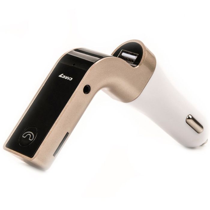 FM-модулятор с Bluetooth CARG7 Gold (Золотой)