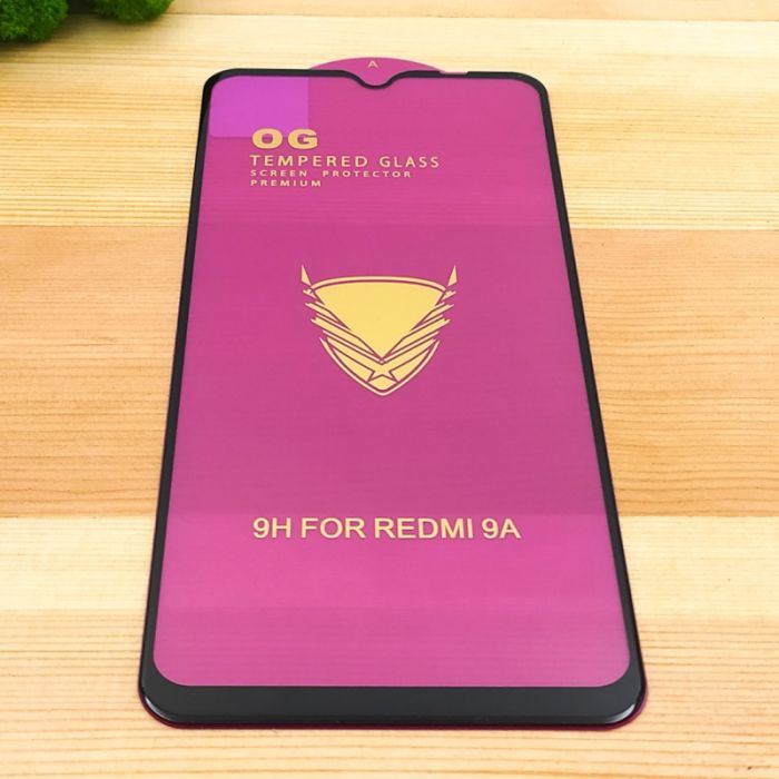 Full Glue Glass для Xiaomi Redmi9a Black