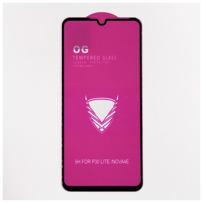 Full Glue Glass Huawei P30 Lite Black