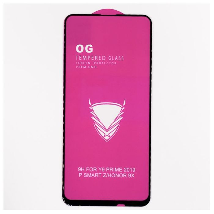 Full Glue Glass Huawei Psmart Z/Honor9x/p smart pro Black