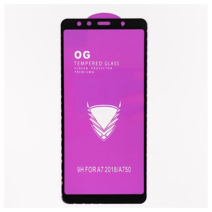 Full Glue Glass Samsung A7 2018 (A750) Black