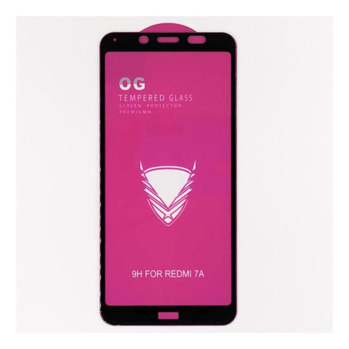 Full Glue Glass Xiaomi Redmi 7A Black