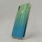Стеклянный чехол Gradient case Samsung A10S aquamarine
