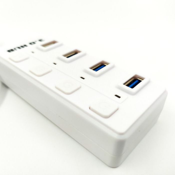 Компьютерный USB 3.0 хаб с выключателями 303