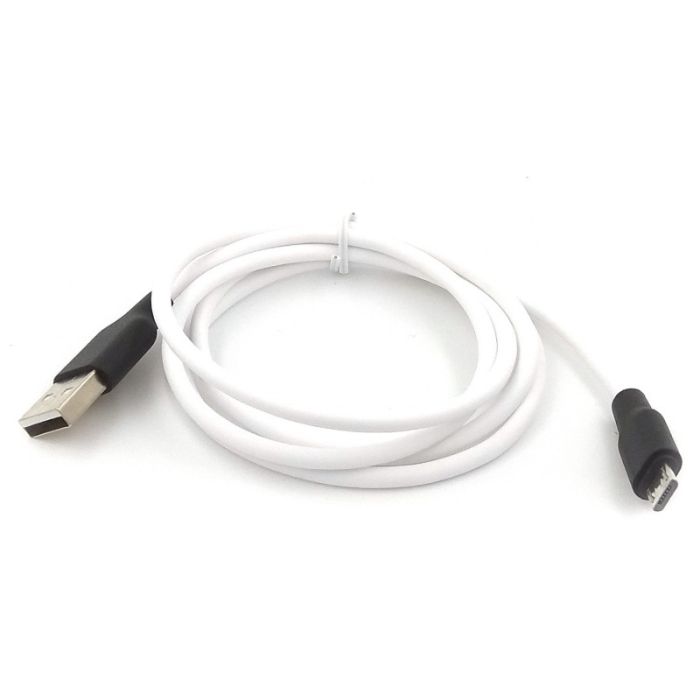 Сверхпрочный силиконовый USB кабель HOCO X21 Micro USB White