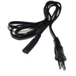 Кабель сетевой 220V для блока питания ноутбука, 2-pin 1 м
