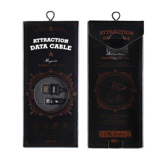 Кабель WK Design Magnetic 360* USB - iPhone 5G 1 м