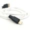 Сверхпрочный силиконовый USB кабель HOCO X21 Lightning White