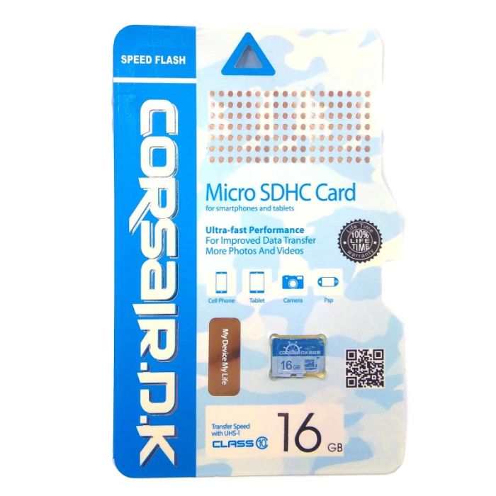 Карта памяти microSD CORSAIR.D.K 16GB Class 10