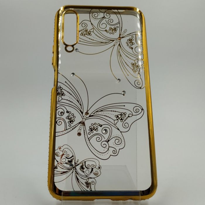 Силиконовый чехол Kings Bar со стразами Huawei P smart Pro Butterfly