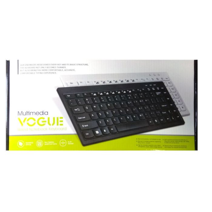 Клавиатура мини проводная USB Vogue 658