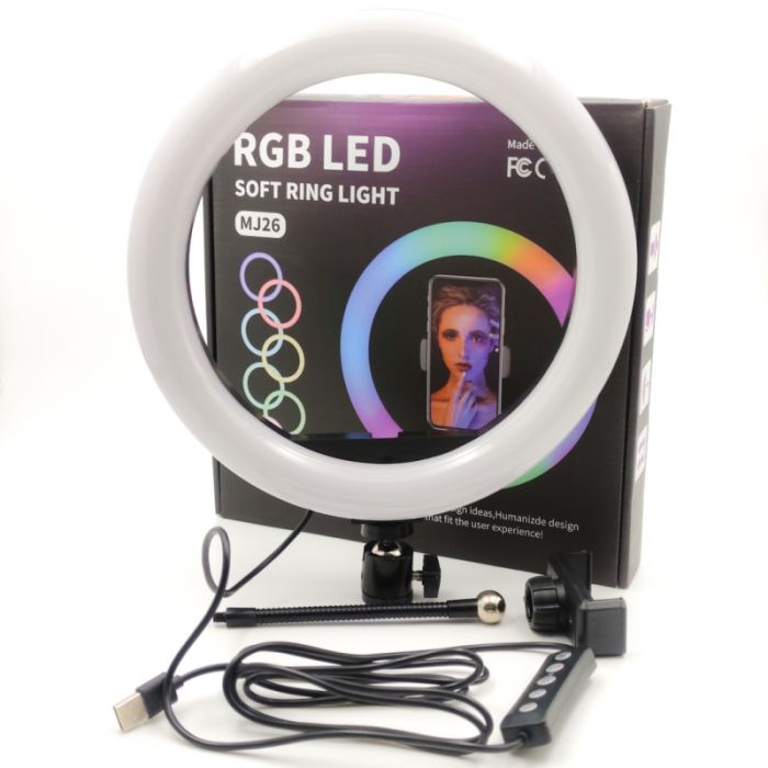 Кольцевая LED лампа для селфи MJ26