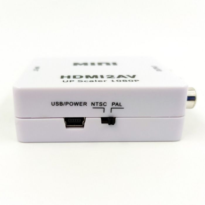 Преобразователь видеосигнала конвертер  HDMI на AV (3 тюльпана)
