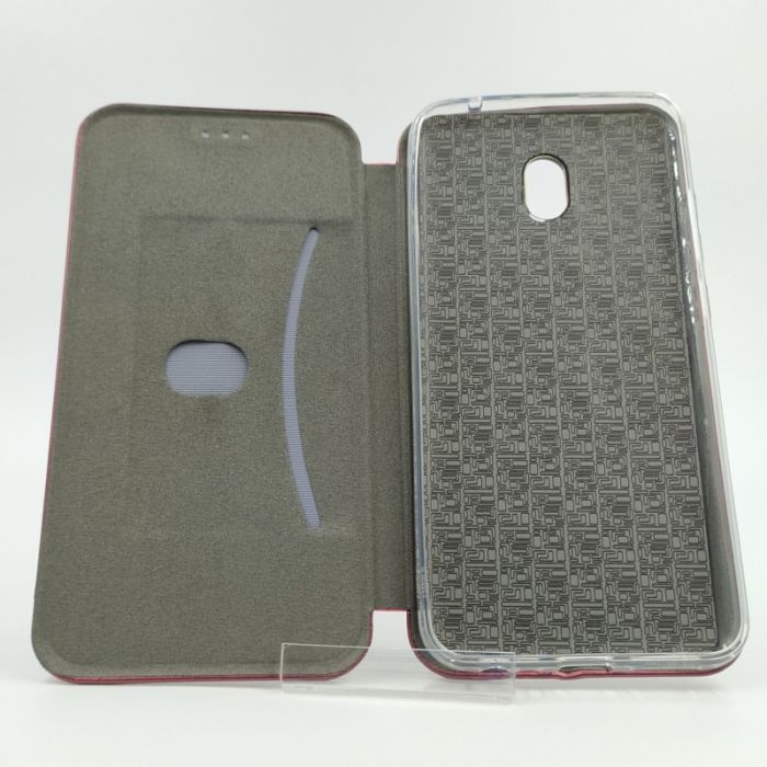 Кожаный противоударный чехол-книжка Hoco Xiaomi Redmi8A Navy Storm
