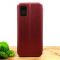 Кожаный противоударный чехол-книжка Nillkin для Samsung A31 Ruby