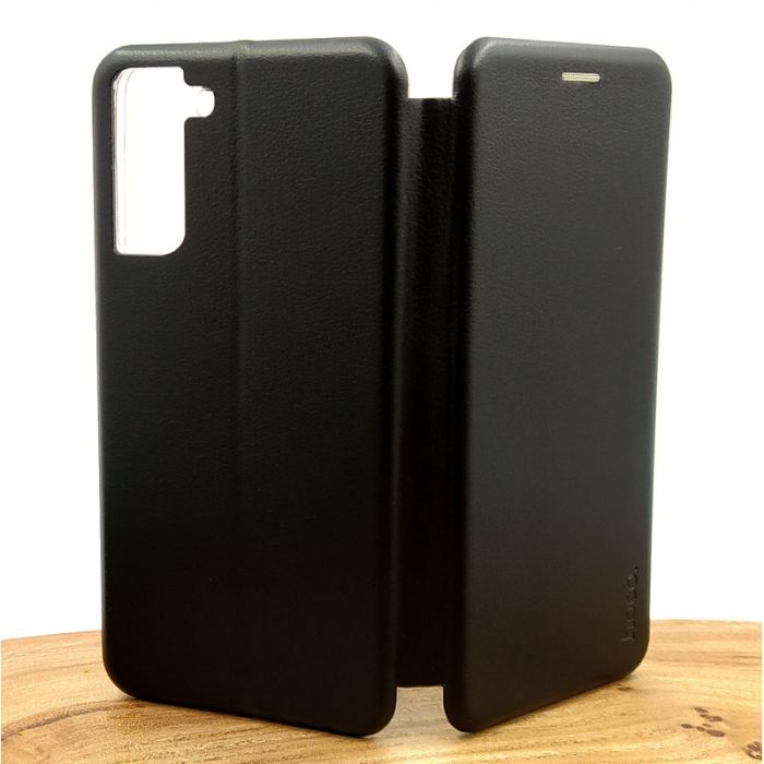 Кожаный противоударный чехол-книжка Nillkin для SAMSUNG S21+ Black