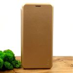 Кожаный противоударный чехол-книжка Nillkin для SAMSUNG S21 Ultra Gold