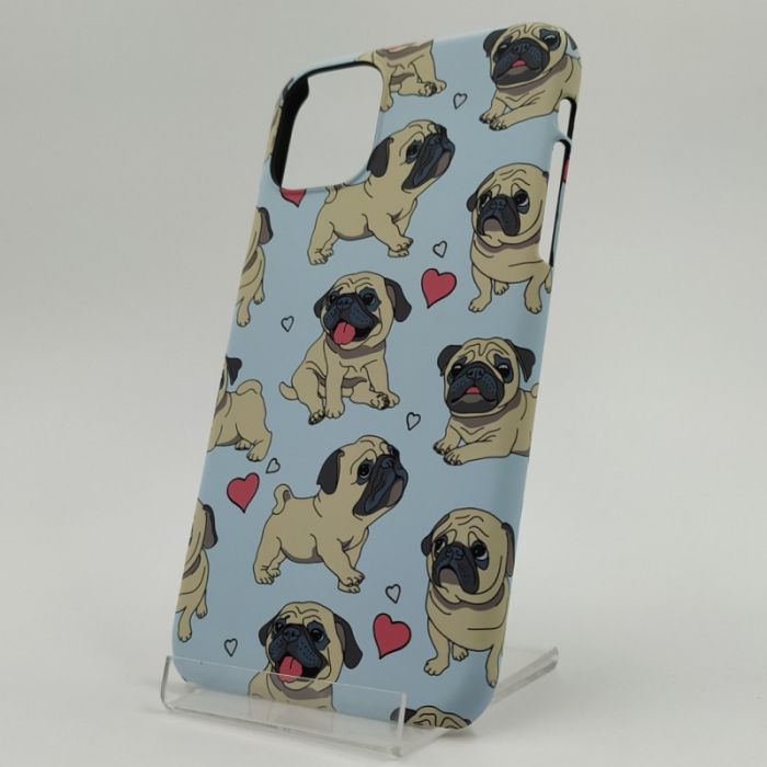 Люминесцентный чехол накладка LUXO MOPS Iphone 11 Blue