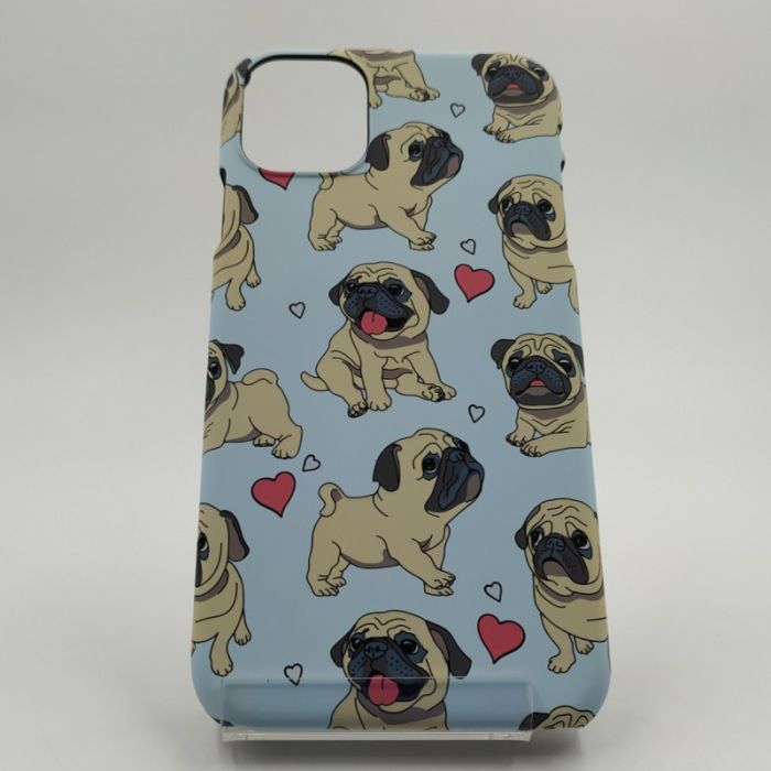 Люминесцентный чехол накладка LUXO MOPS Iphone 11 Blue