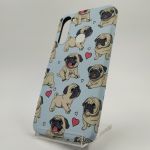Люминесцентный светящийся чехол-накладка LUXO MOPS  Xiaomi Redmi Note8 L11 (blue)
