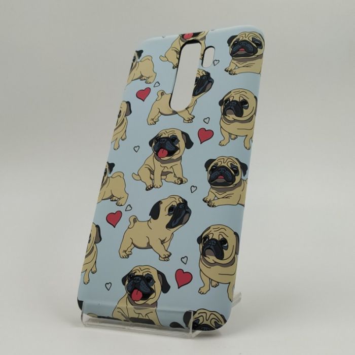 Люминесцентный чехол накладка LUXO MOPS Xiaomi Redmi Note8 pro L11 (blue)