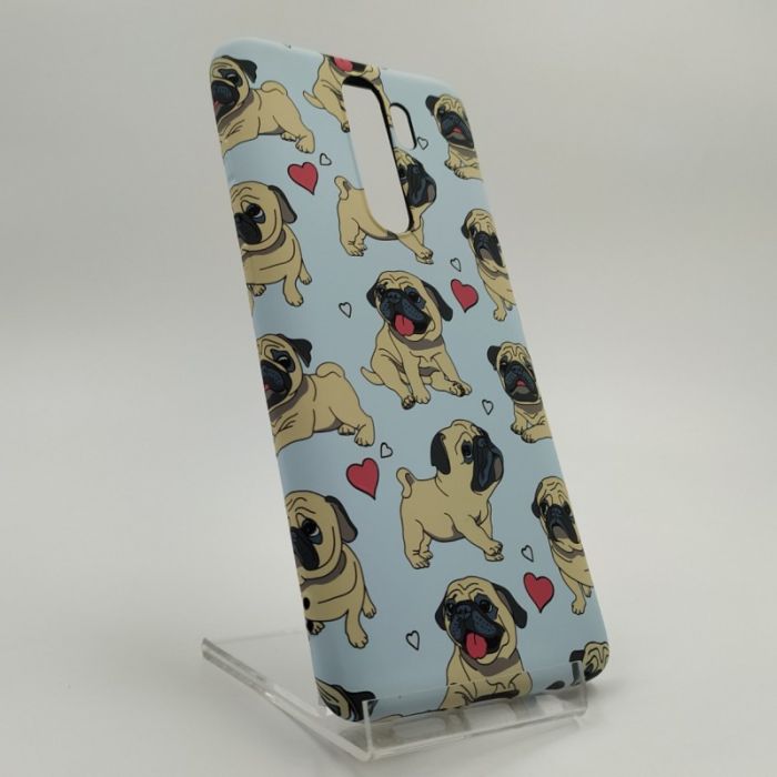 Люминесцентный чехол накладка LUXO MOPS Xiaomi Redmi Note8 pro L11 (blue)