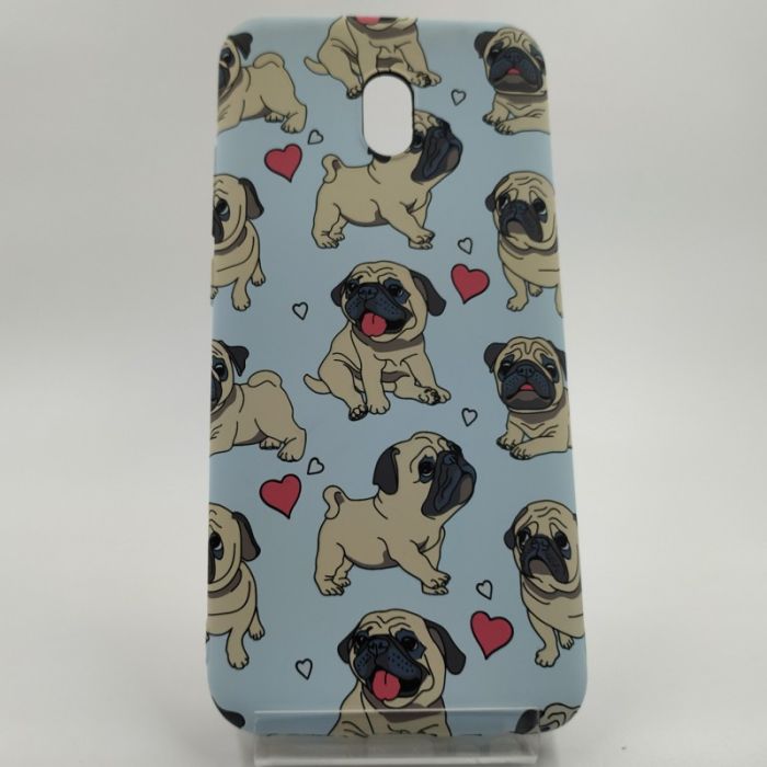 Люминесцентный чехол накладка LUXO MOPS Xiaomi Redmi8a L11 (blue)
