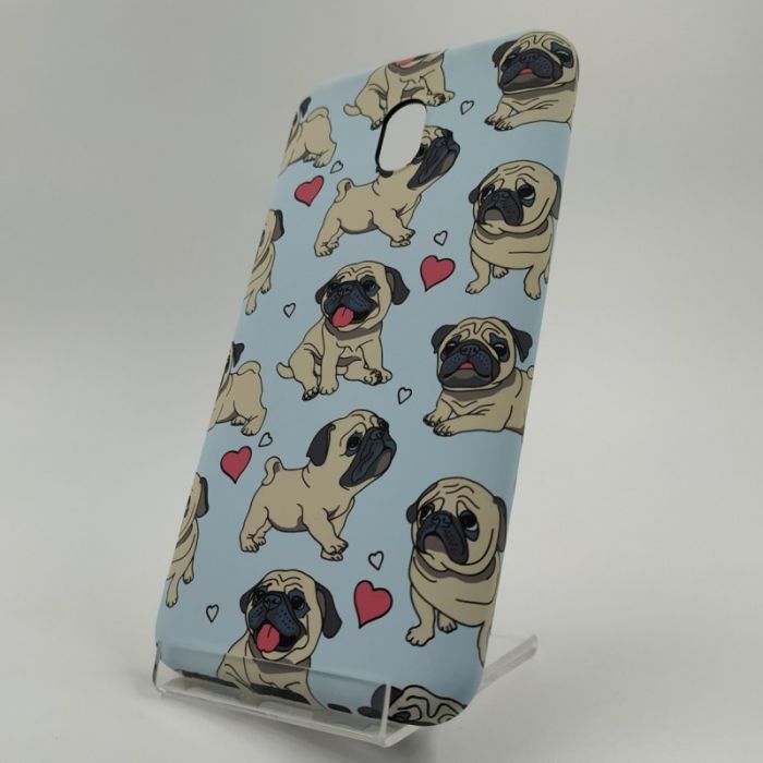 Люминесцентный чехол накладка LUXO MOPS Xiaomi Redmi8a L11 (blue)